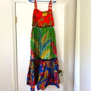 Farm Rio Beaded Maxi Dress